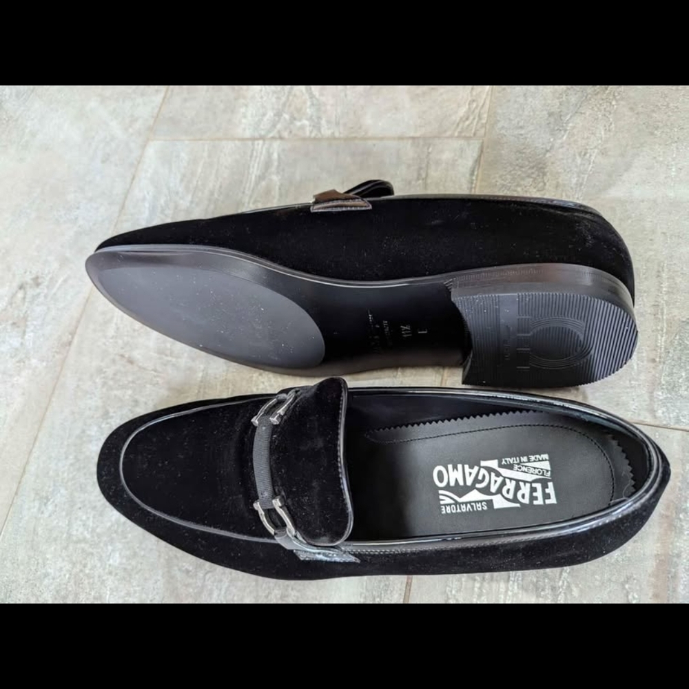 Salvatore Ferragamo Men's Black Loafers